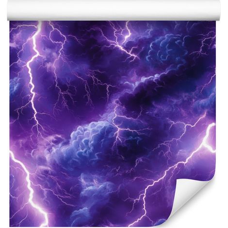 Papel pintado Galaxia Acuarela Morado, Centro Morado 50x1000 cm (1/5)
