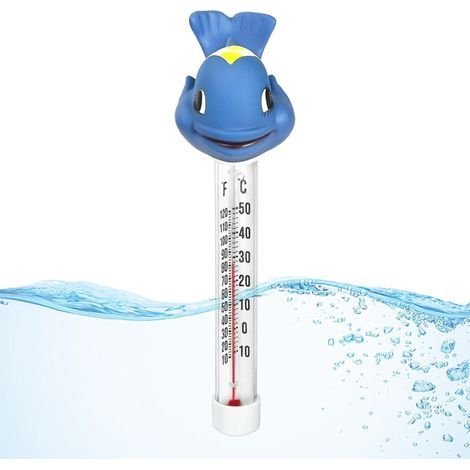 Thermomètre flottant pour spa - Forme de poisson, lecture facile, capteur de température d'eau d'aquarium - Idéal pour hommes, femmes, propriétaires, sportifs, jardin, vacances d'été, maison, appartem (1/5)