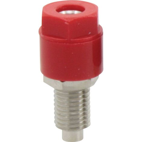DONAU ELEKTRONIK Prise téléphonique, 4 mm, rouge, 3230