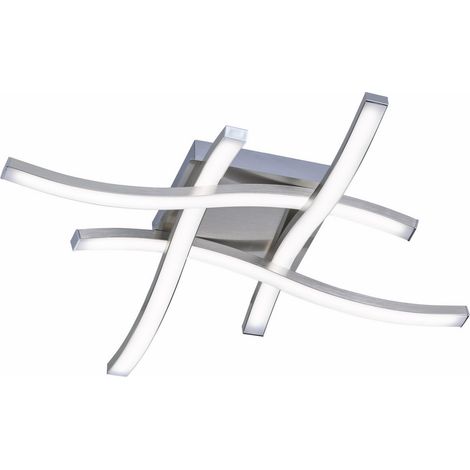 Plafonnier LED moderne à vagues entrecroisées 20W 3000K 2000 lm NORVE (1/2)
