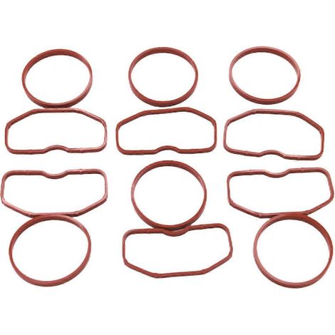 Kit de 12 joints de collecteur d'admission supérieur et inférieur pour-- (1/5)