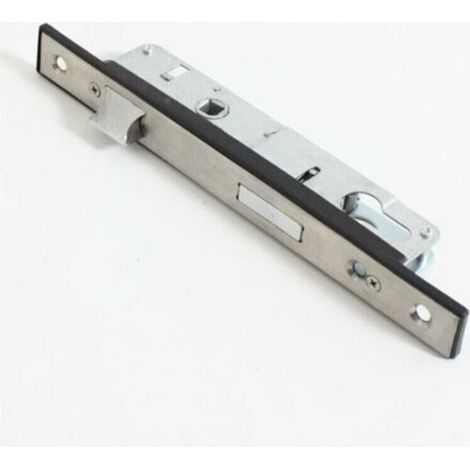 Serrure à encastrer monopoint de porte de jardin 85 mm en acier inoxydable