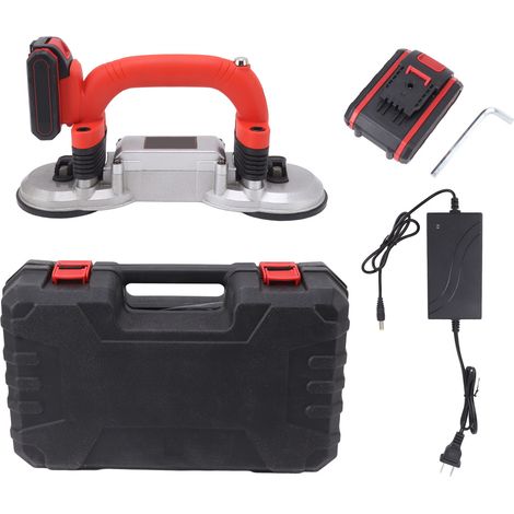 800W Carreleur Vibrant Ø11.5cm Ventouse Double Tassement Maintien 400kg 28000R 100‑240V Prise US (1/5)