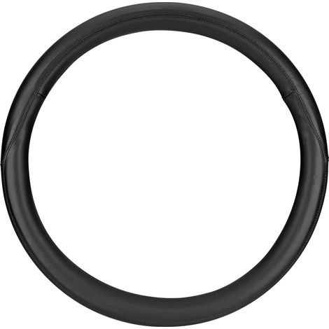 Club, coprivolante in vera pelle - M - Ø 44/46 cm - Nero