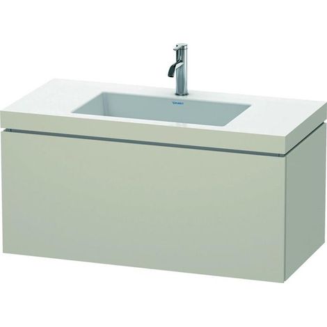 Duravit L-Cube c-bonded Set wandhängend, 1 Auszug, ohne Überlauf, (1/5)