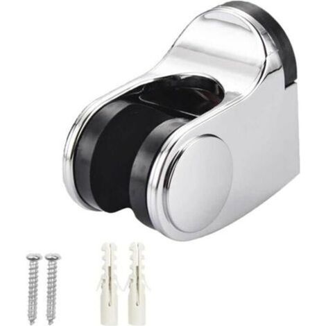 Adjustable Wall Mounted Handheld Shower Head Holder, Height Adjustable Shower Head Wall Mount Bracket 4pcs (1/5)