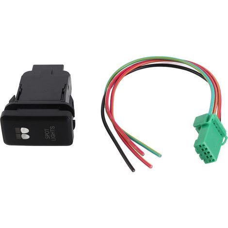 12V Blue LED Rocker Switch for Car, Automatic On/Off for Land Cruiser SPOT LIGHTS (1/5)