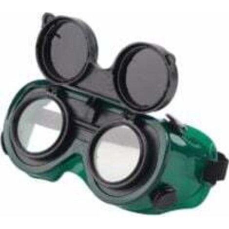 Flip Front Welding Goggles, Protective Goggles for Welders with 50mm Lens Protective Goggles Used for Soldering Welding Torch Burning Cutting (1/4)