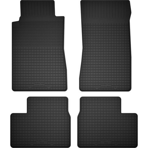 Gummifußmatten für Automatten, 4er-Set, universell passend für: Opel Omega A Limousine, Kombi (1986-1994)