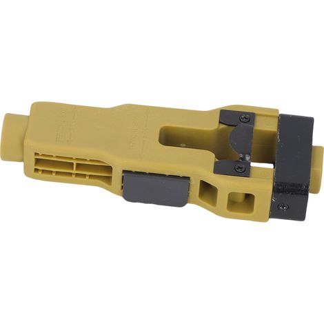 Outil à mortaiser pour serrures de porte d'une épaisseur de 44 à 35 mm (1-3/4 à 1-3/8 pouce), en acier inoxydable et ABS vert. (1/5)