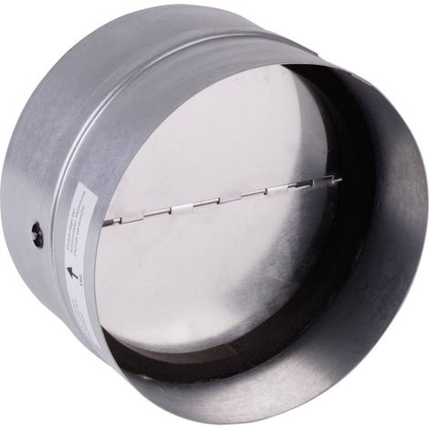 Wallair N35981 Valvola di non ritorno con guarnizione in gomma Adatto al diametro del tubo: 10 cm Zinco (1/2)