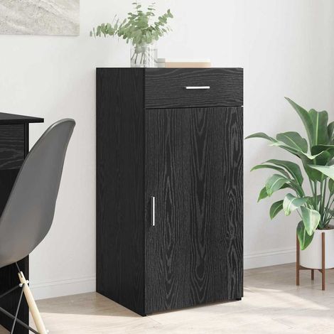 Sideboard Black oak 42.5 x 40 x 93 cm Engineered wood vidaXL (1/5)