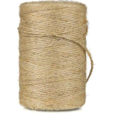 200M x 2mmFicelle de jute naturelle  – Corde résistante pour arts créatifs – Emballage cadeau et décoration – Corde de chanvre durable