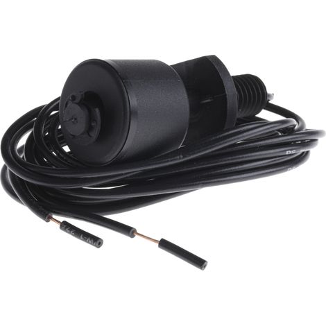 Capteur de niveau à flotteur RS PRO, Interne vertical, sortie NO/NF, en Nylon, câble 1m ( Prix pour 1 )