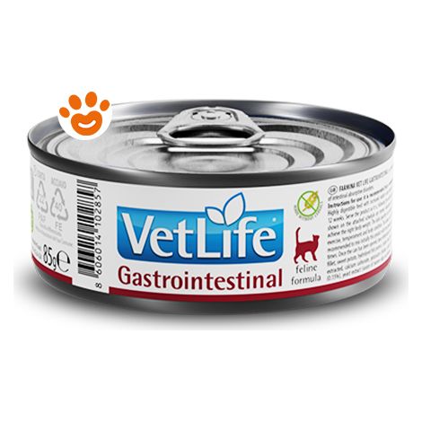 Farmina Cat Vet Life Gastrointestinal - Farmina Cat Vet Life Gastrointestinal - Lattina Da 85 Gr