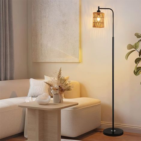 Modern Floor Lamp with Cylindrical Shade (1/5)