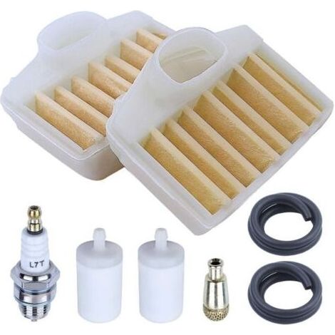 Filtre à air pour Husqvarna 362 365 371 372 372XP avec Filtre à Carburant Ligne d'huile Pièces de Rechange pour 503814502 Mise au Point Kit