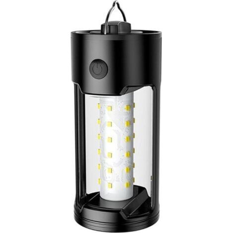 Lanterne de camping portable à LED fonctionnant sur piles, éclairage extérieur idéal pour camping, randonnée, jardinage et pêche (1/5)