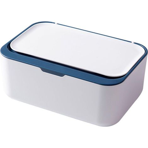 Toilettenpapierbox, Feuchttuchbox, geeignet für den privaten und gewerblichen Gebrauch, blau.