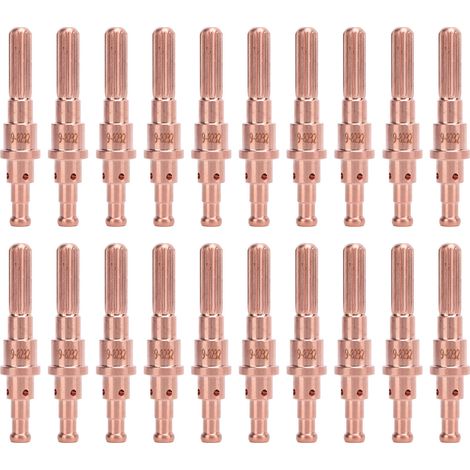 Lot de 20 électrodes en laiton 9-8232 pour torche de découpe plasma Thermal Dynamics SL60 SL100