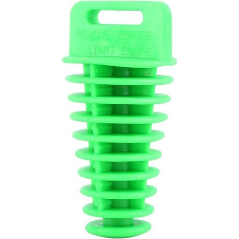 Bouchon de silencieux d'échappement, Moto Dirt Bike ATV Quad 2 Tuyau de silencieux 4 temps Échappement de silencieux Bung Wash Plug(vert) (1/3)