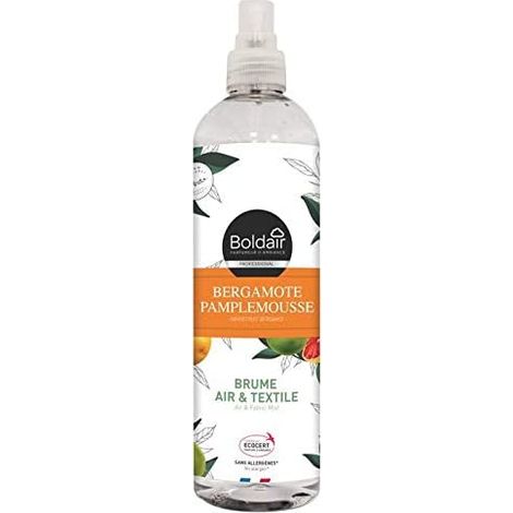 lot de 3 BRUME AIR & TEXTILE : désodorisant air et textile (rideaux, canapés, vêtements.) - FABRICATION FRANCAISE (1 x EUCALYPTUS VETIVIER, 1 X BERGAMOTTE PAMPLEMOUSSE et 1 x ORHIDEE VANILLE)