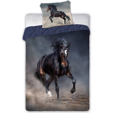 Ensemble de literie pour enfant HORSE tornado 160X200 (1/4)