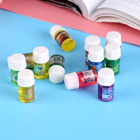 12er-Set wasserlösliche, natürliche ätherische Duftöle für Aromatherapie-Luftbefeuchter (1/5)