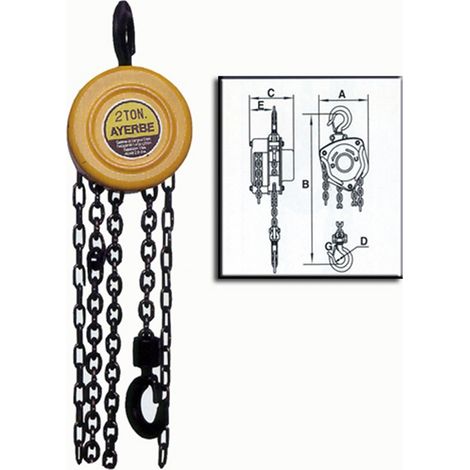 Polipasto Ayerbe AY-2000 P (1/8)