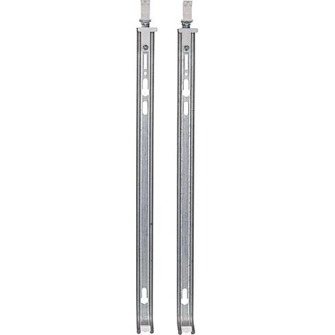 Kit de console murale pour hauteur 600mm 2 consoles, 2 chevilles en 10mm, 2 vis en 8 x 70mm
