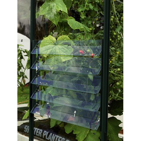 Vitavia Lamellenwandfenster für Gewächshäuser, grün (1/5)