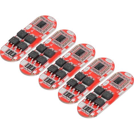 Lot 4S 20A Protection BMS pour Batterie Lithium Ternaire 3.7V, Module Charge Décharge à Fort Courant, Carte PCB (1/5)