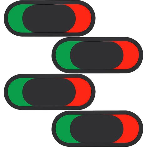 Lot de 2 Plaques de Porte Réversibles Ne Pas Déranger/Libre Occupé, Panneaux Coulissants Adhésifs en Acrylique pour Bureau, Salle de Bain et Toilettes, Indicateur Rouge Vert, Installation Facile (1/5)