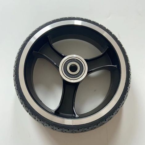 6.3-inch front wheel for children's electric scooter, 6.3-inch solid stabilizer wheels, 6.3-inch stabilizer wheels for bumper cars (1/3)