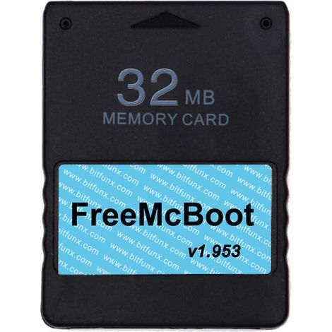 Carte mémoire PS2 gratuite McBoot FMCB 1.953 Carte mémoire 32 Mo Archive de cartes mémoire (1/4)