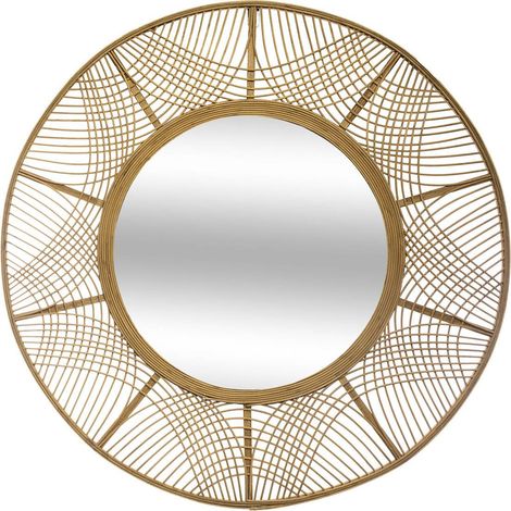 Grand Miroir en Bambou D 89 cm - Atmosphera (1/5)