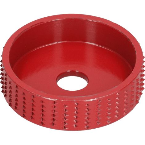 Schleifscheibe für Holz und Metall, ideal zum Schnitzen, Polieren und Schleifen von Holz (rot). (1/5)