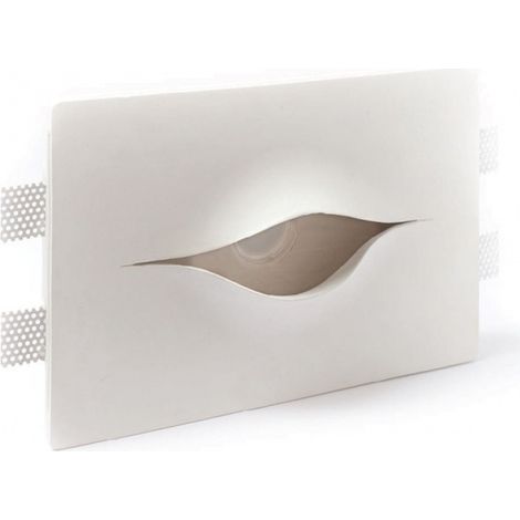 TRADE SHOP - Porta Faretto Gu10 A Incasso In Gesso Occhio Osiride Verniciabile A Scomparsa Csf 150 -