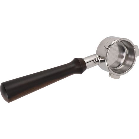 54-mm-Siebträger ohne Boden, Edelstahl 304, 3 abnehmbare Ohren, abnehmbarer Siebträger mit Holzgriff für Breville 8 Kaffeemaschinen (1/5)
