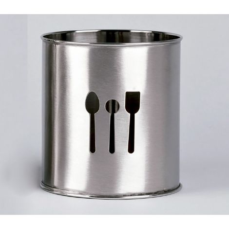 Lifestyle-Utensilienhalter aus Edelstahl 10x18,5cm
