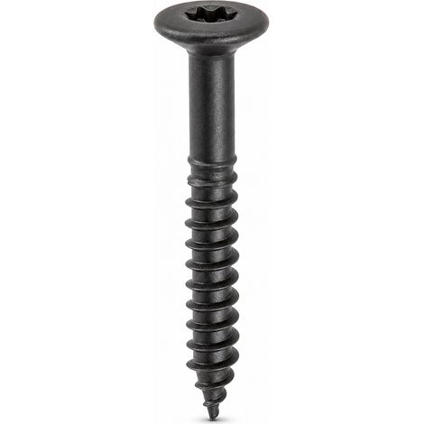 Vis à bardage Torx inox A1 noire 5x70 mm filetage partiel (1/5)
