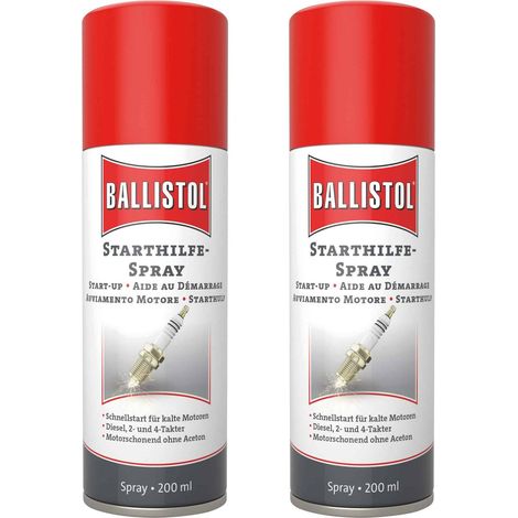 BALLISTOL Spray de démarrage, 200 ml, 2 pièces