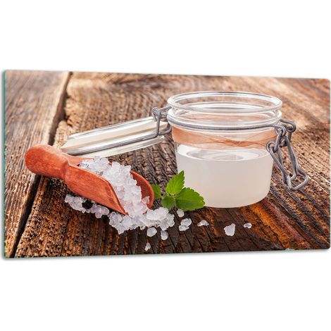 Schneidebrett aus Glas, 52 x 30 cm, Salz (1/5)