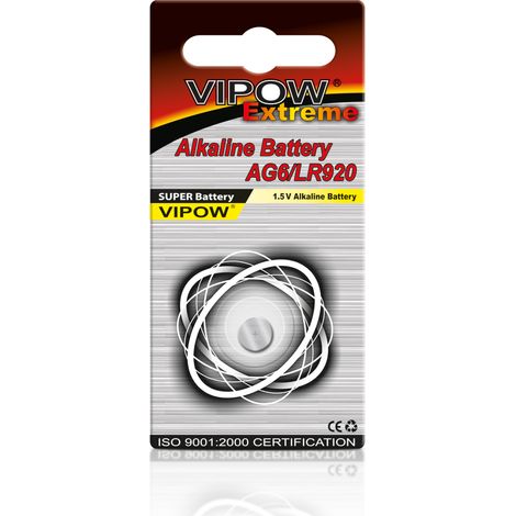 Batería alcalina Vipow Extreme AG6 LR69