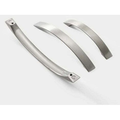 Lot de 12 Poignée de meuble, Inox brossé, Entraxe 96mm, Pour cuisine (1/4)