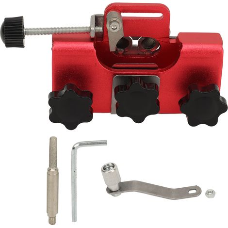 Affûteur de chaîne de tronçonneuse manuel portable - Kit d'affûtage à manivelle pour chaînes de tronçonneuse (1/5)