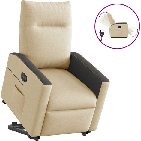 Maison Exclusive - Relaxsessel mit Aufstehhilfe Elektrisch Creme
