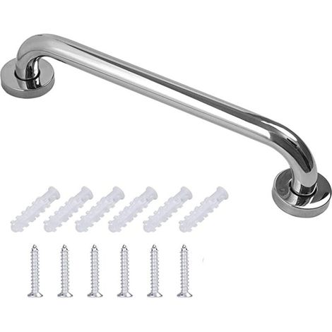 Maniglione di sicurezza in acciaio inox per bagno, vasca da bagno, WC e wc. (1/5)