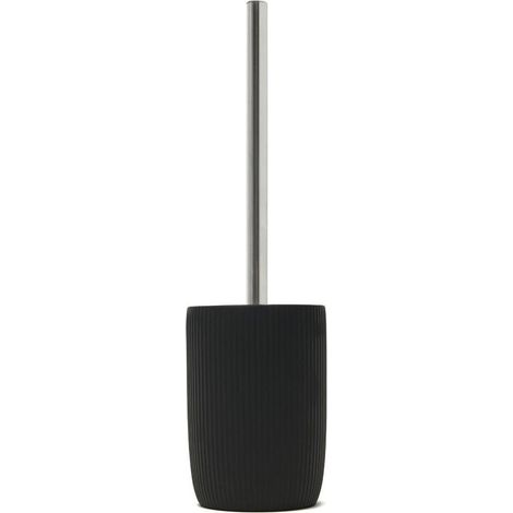 Evolution Brosse WC en céramique, noir (SATDEVO37CE)
