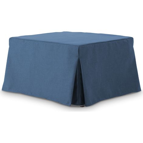 TIP-TOP Schlafhocker aus wasserfestem Stoff  T13 73 cm blau (1/2)